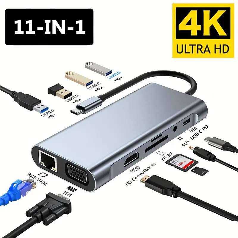 11-in-1 USB C Hub