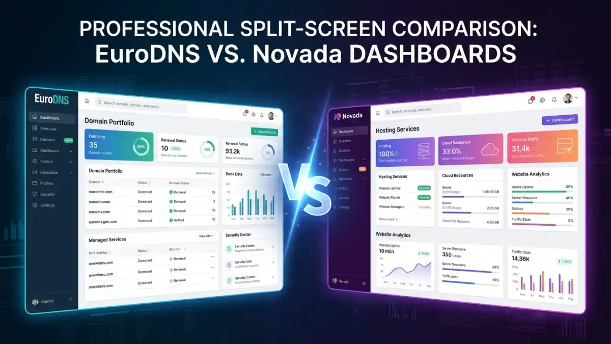EuroDNS vs Novada comparison review