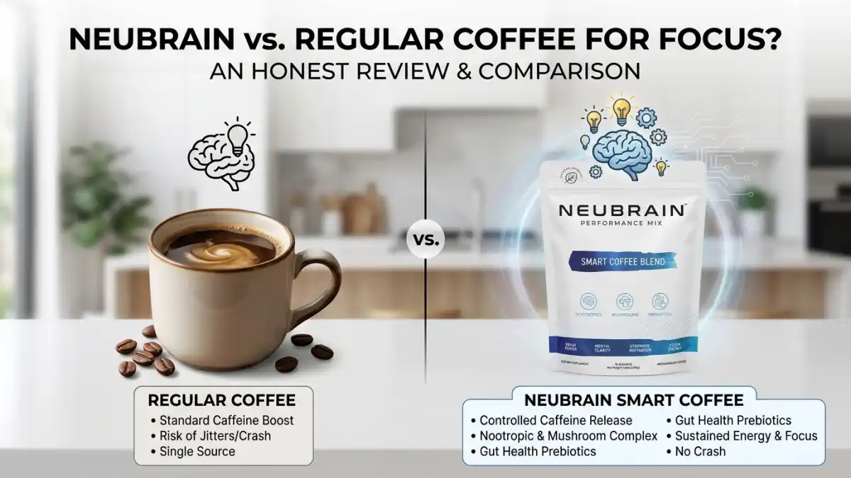Is Neubrain better than regular coffee for focus